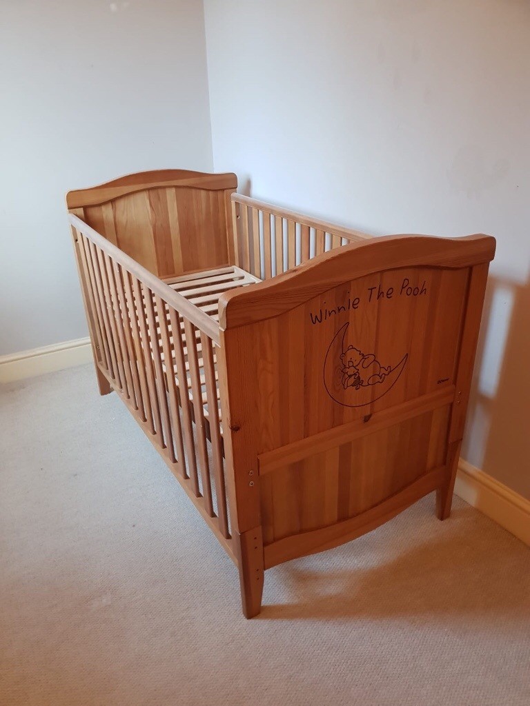 pine cot bed